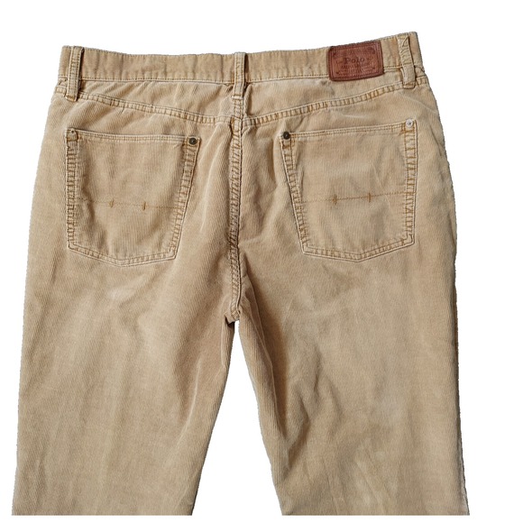 POLO RALPH LAUREN‎ Pants Corduroy Men's 38 X 32" Tan CORD Authentic Dungarees - Picture 8 of 16